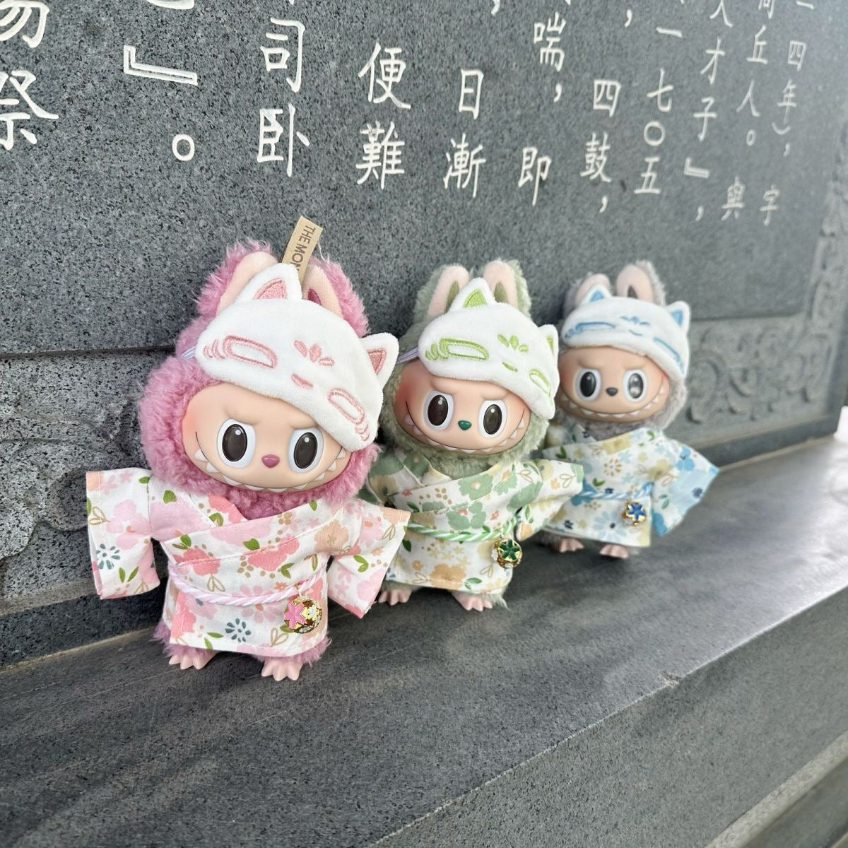 Labubu Kimono Outfit| Japanese Style Onsen Outfit + Sleep Mask | Perfect Gift| Kids and Teenager Gift