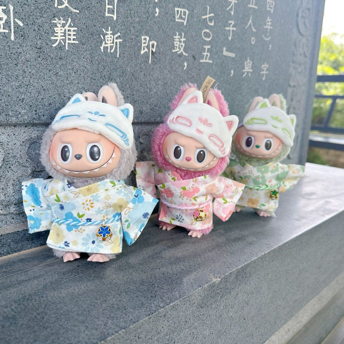 Labubu Kimono Outfit| Japanese Style Onsen Outfit + Sleep Mask | Perfect Gift| Kids and Teenager Gift