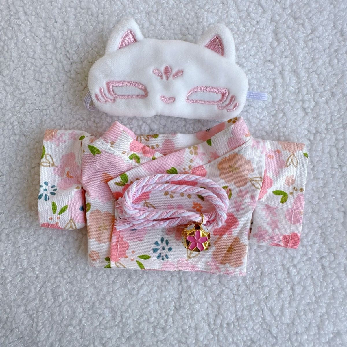 Labubu Kimono Outfit| Japanese Style Onsen Outfit + Sleep Mask | Perfect Gift| Kids and Teenager Gift