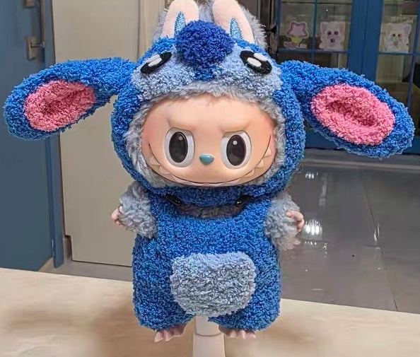 Stitch Labubu Outfit|handmade crochet Outfit |Perfect Gift | Kids and Teenager Gift| Emotional Support