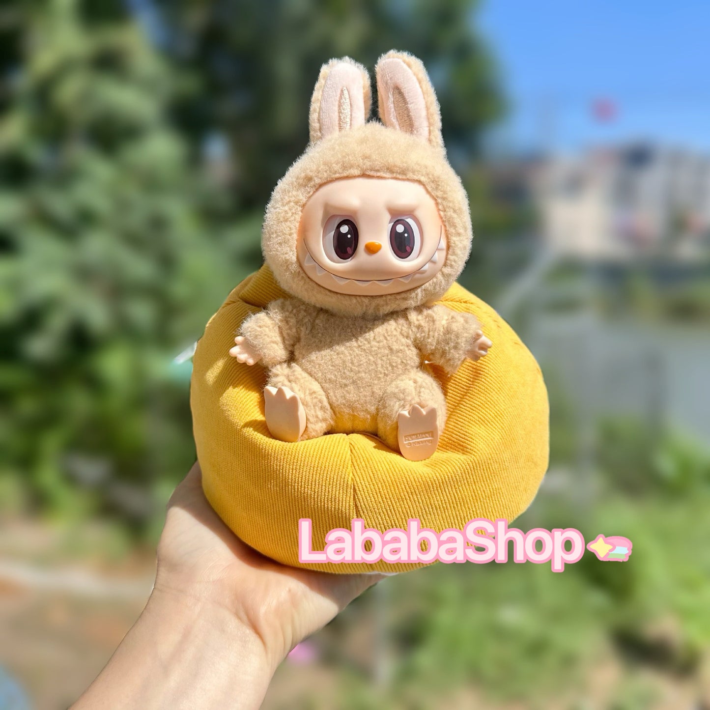 Labubu Bean Bag Sofa Couch| Fits 15-18cm doll| Table/ Car decoration| Birthday Gift| Perfect Gift for Her| Emotional Support