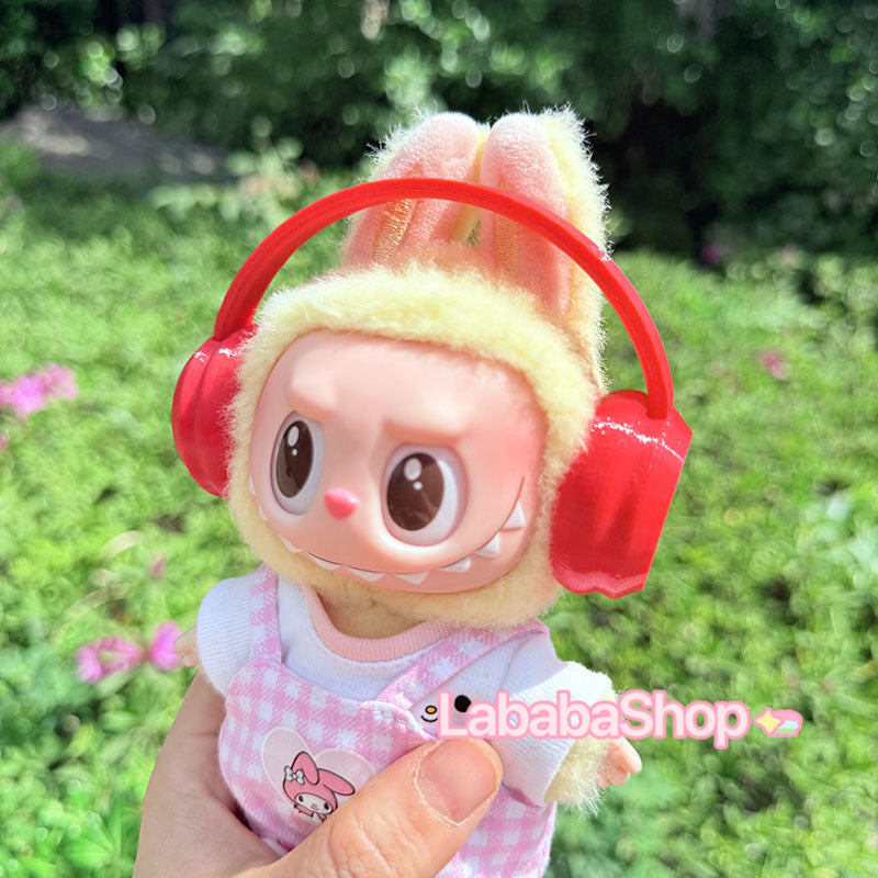 Labubu Headphones Multicolour| Stylish Accessory for Labubu| Birthday Gift|Unique Gift Idea