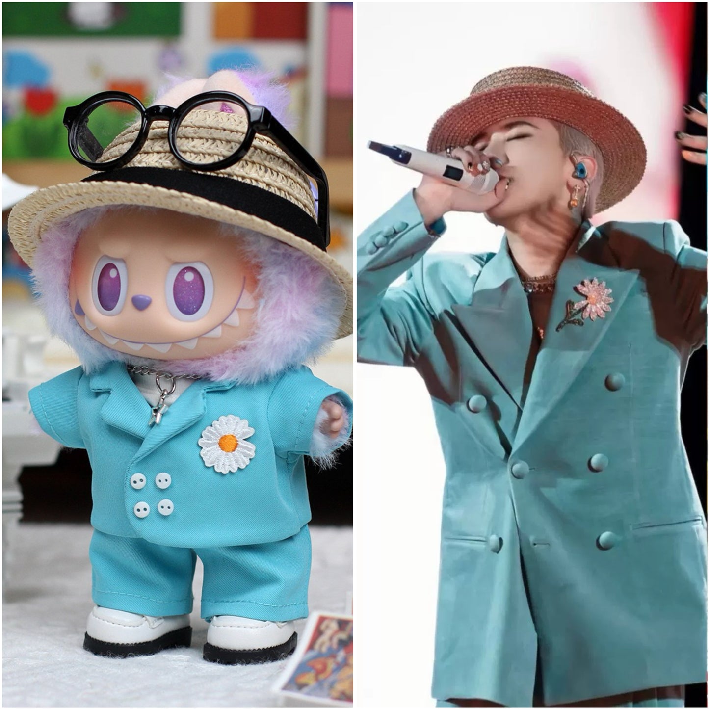 Labubu G-Dragon Outfit | K Pop Inspired| Perfect Gift | Kids and Teenager Gift