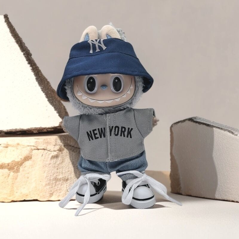 Labubu New York Yankees #99 Jersey and Hat Set| Baseball Outfit |Perfect Gift| Kids and Teenager Gift