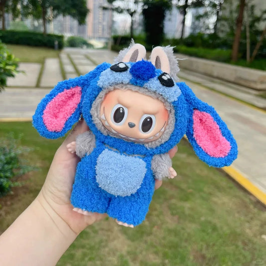 Stitch Labubu Outfit|handmade crochet Outfit |Perfect Gift | Kids and Teenager Gift| Emotional Support