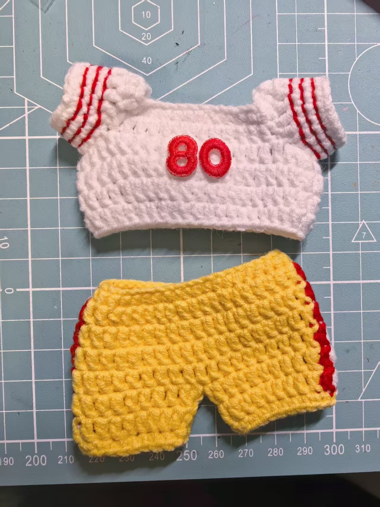 San Francisco 49ers Labubu Jersey | Handmade Crochet Outfit | Labubu Football | Perfect Gift | Emotional Support Plush Accessory