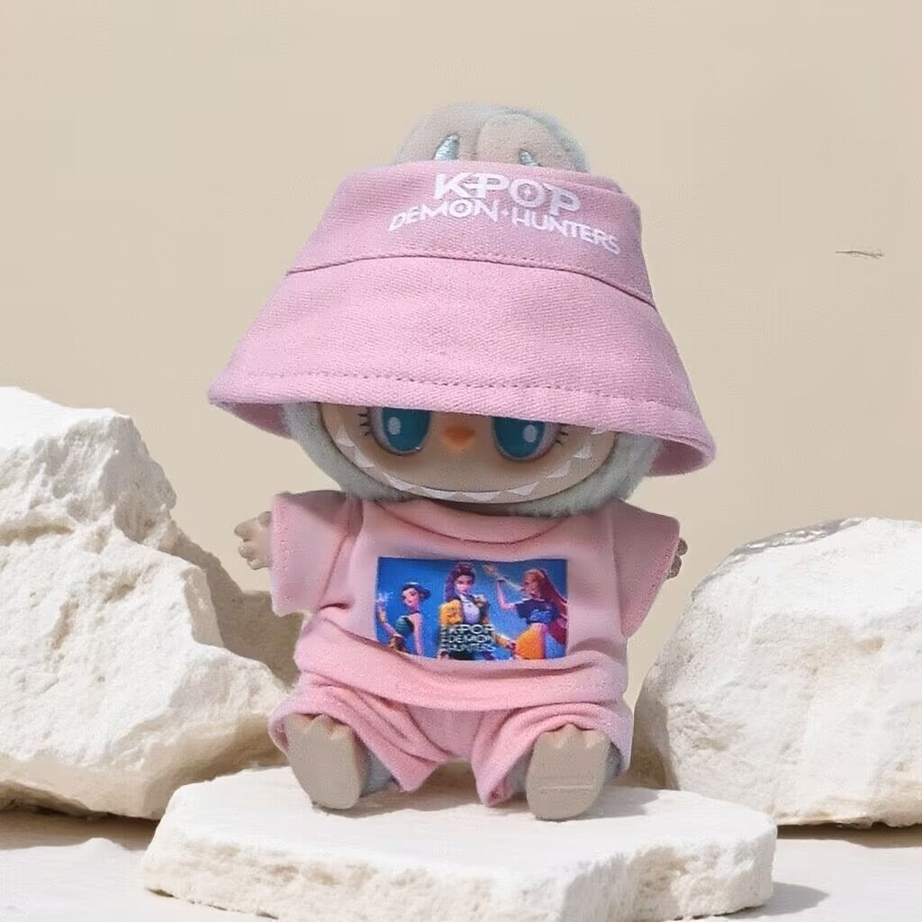 Labubu K Pop Demon Hunter Clothes and Hat Set|Tshirt, Pants, Sneakers, Bucket Hat, Bag| Labubu Outfit |Perfect Gift| Kids and Teenager Gift