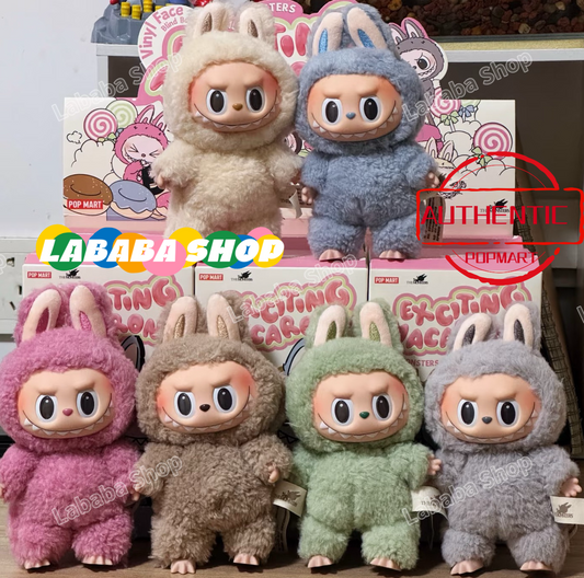 Labubu POPMART Exciting Macaron vinyl plush The Monster| 100% Authentic | Perfect Gift