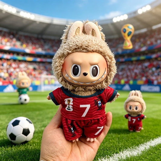 Labubu FIFA World Cup Portugal Soccer Jersey| Birthday Gift| Kids and Teenager Gift