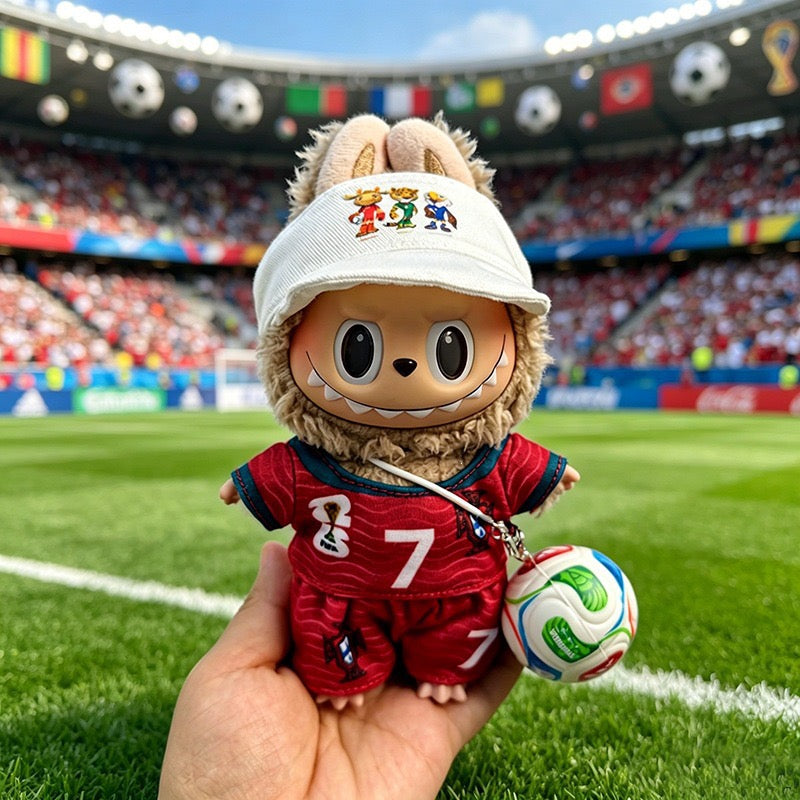 Labubu FIFA World Cup Portugal Soccer Jersey| Birthday Gift| Kids and Teenager Gift