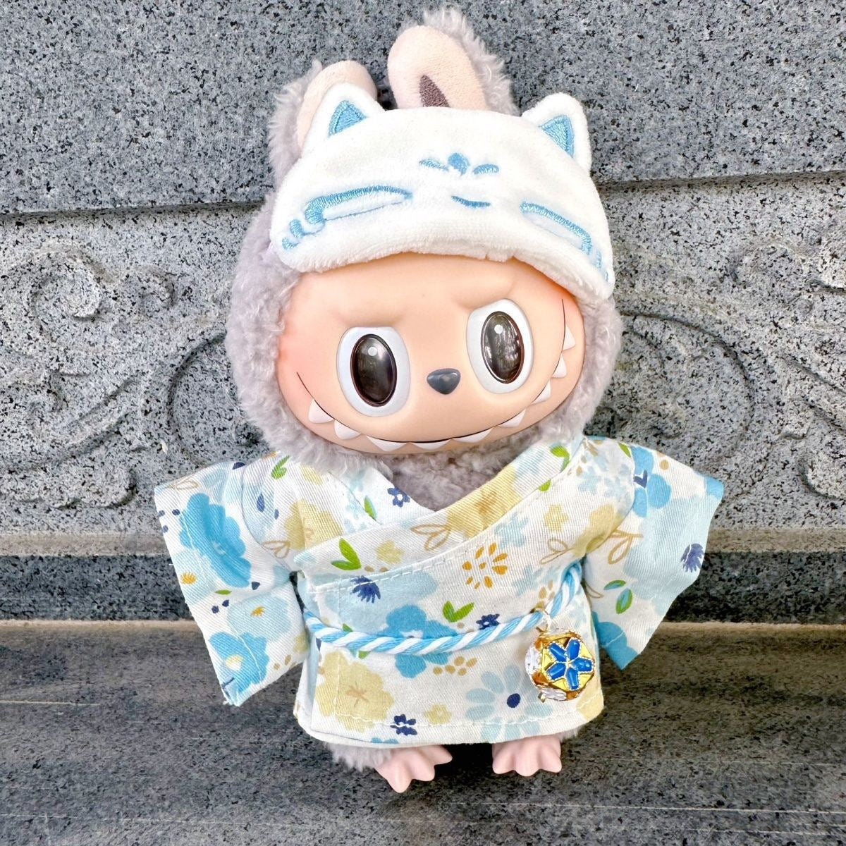 Labubu Kimono Outfit| Japanese Style Onsen Outfit + Sleep Mask | Perfect Gift| Kids and Teenager Gift