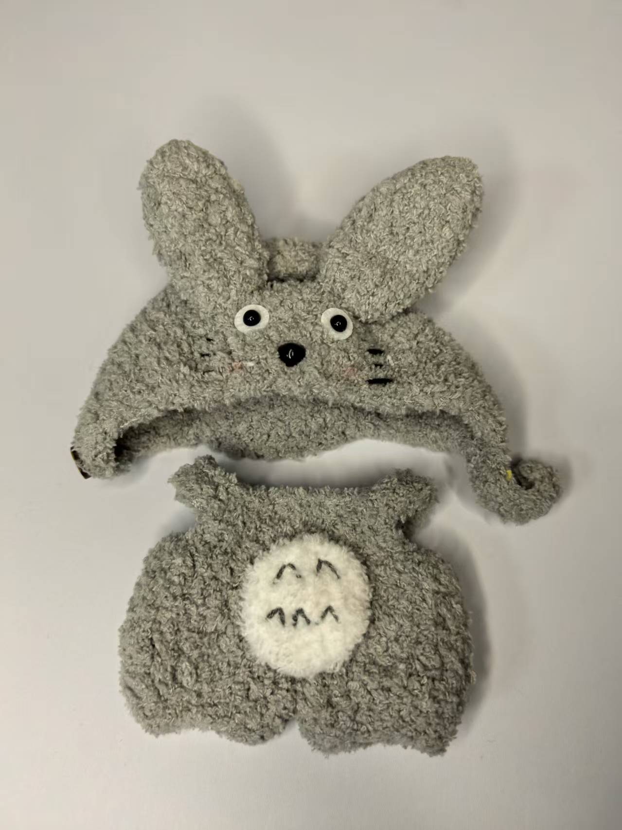 Totoro Chinchilla Labubu Outfit|handmade crochet Outfit |Perfect Gift | Kids and Teenager Gift| Emotional Support