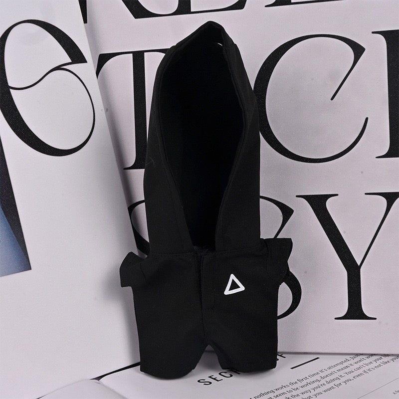 Labubu The North Face Jacket|Perfect Birthday Gift | Black and Pink | Emotional Support Plush Accessory