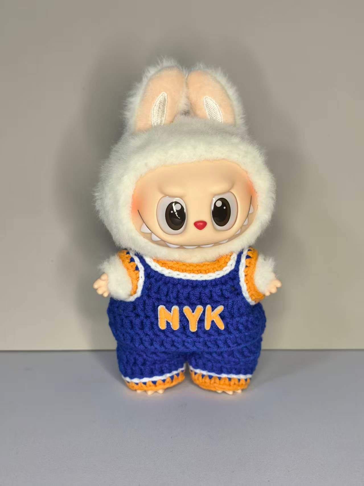 New York Knicks Labubu Jersey|handmade crochet Outfit |Labubu Basketball| Perfect Gift | Emotional Support