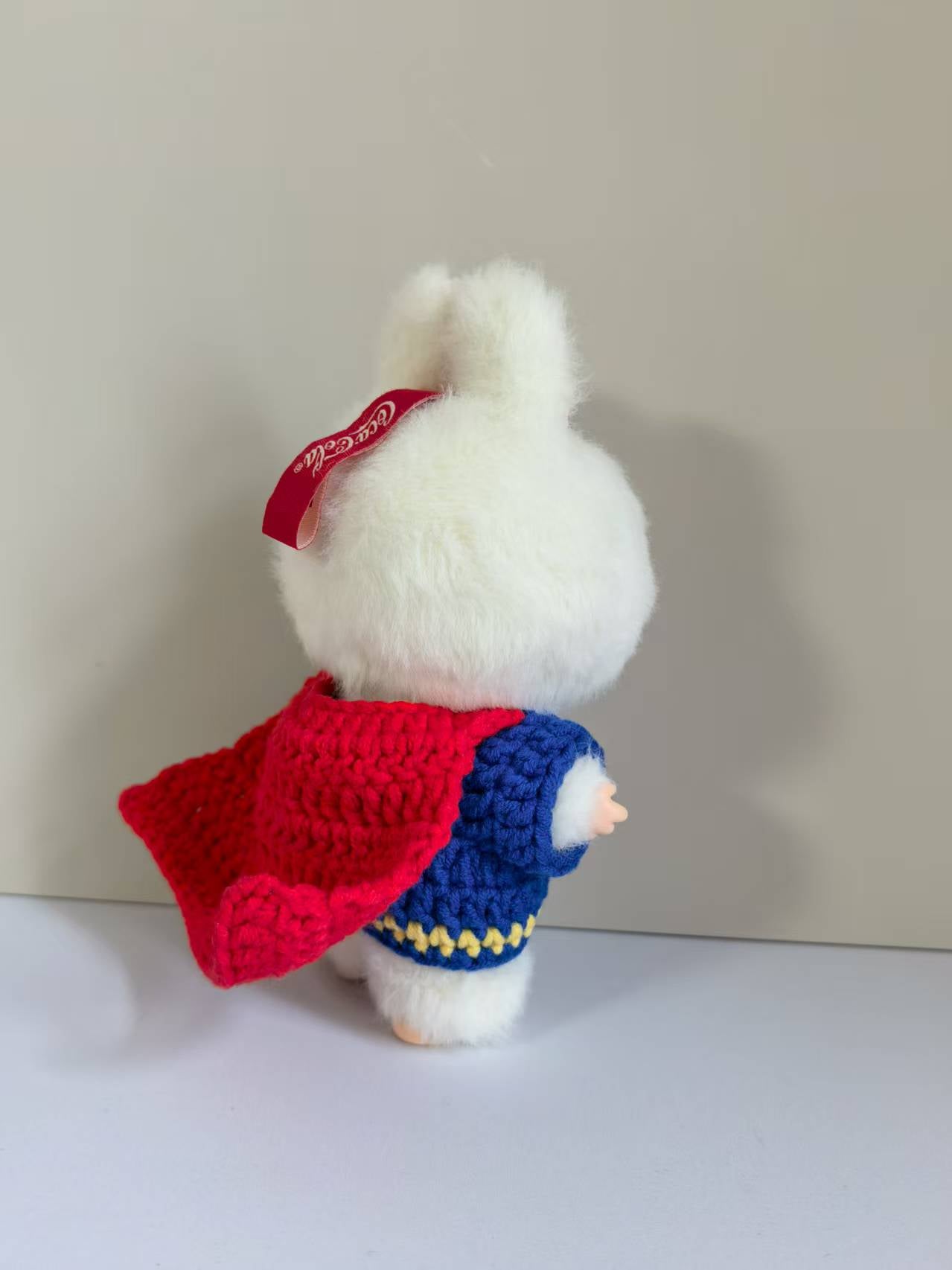 Superman Labubu Outfit|handmade crochet Outfit |Perfect Gift | Kids and Teenager Gift| Emotional Support