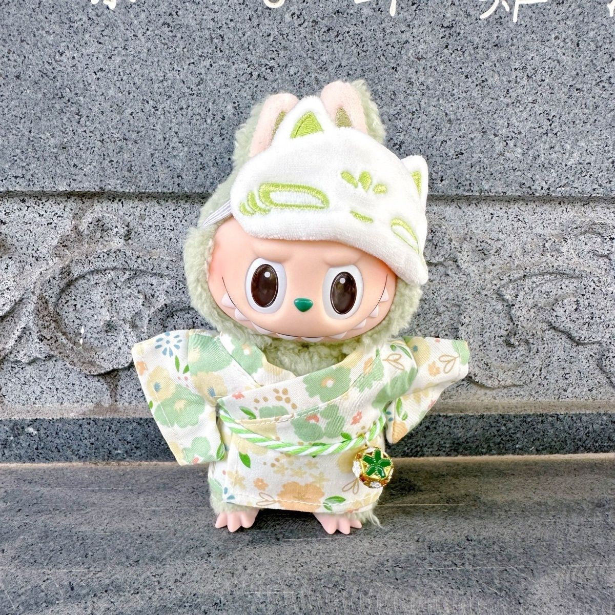 Labubu Kimono Outfit| Japanese Style Onsen Outfit + Sleep Mask | Perfect Gift| Kids and Teenager Gift