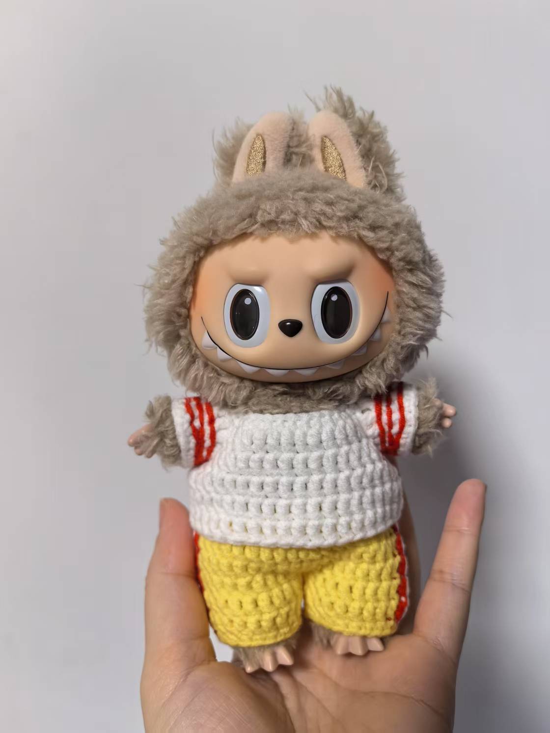 San Francisco 49ers Labubu Jersey | Handmade Crochet Outfit | Labubu Football | Perfect Gift | Emotional Support Plush Accessory