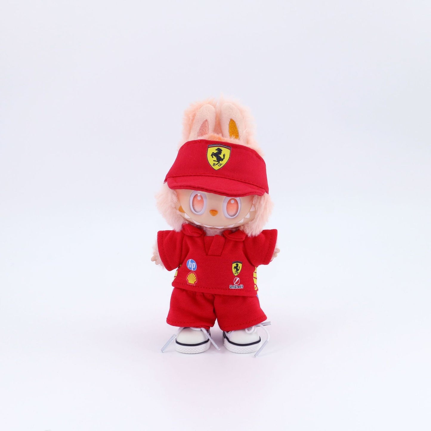 Labubu Formular 1 Car Racer Outfit with Cap| F1 Racer Inspired Outfit |  Birthday Gift| Perfect Gift | Kids and Teenager Gift