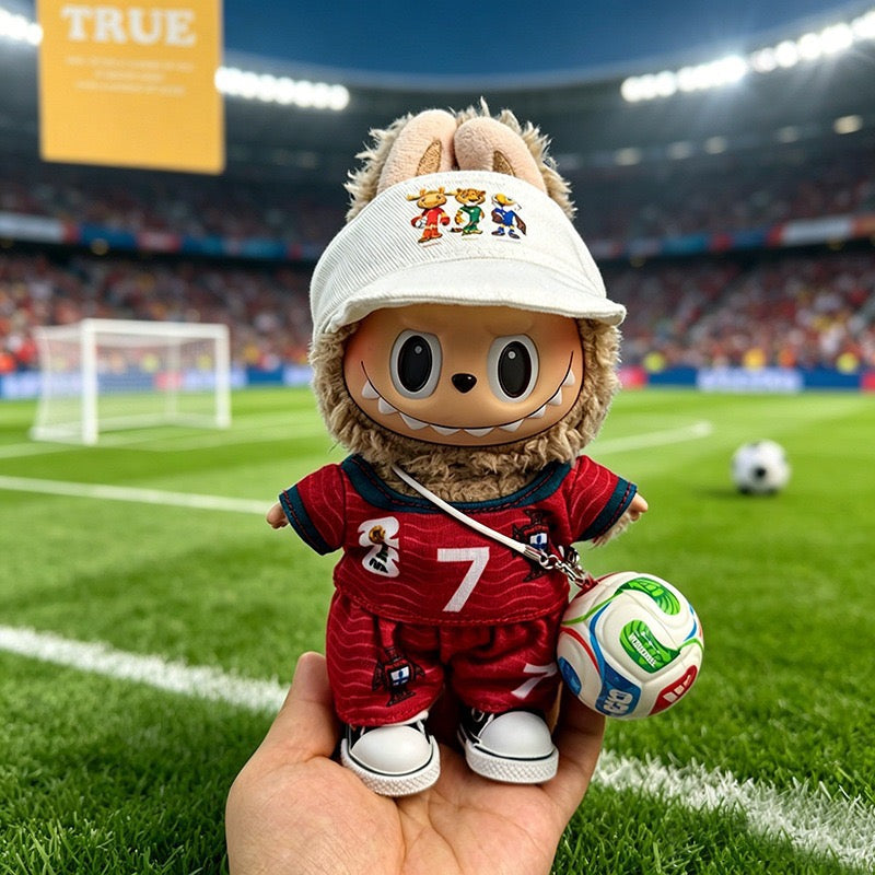 Labubu FIFA World Cup Portugal Soccer Jersey| Birthday Gift| Kids and Teenager Gift