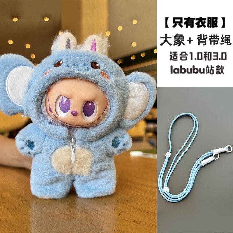 Labubu Outfit | Plush Outfit | Birthday Gift | Perfect Gift for Kids, Teens & Animal Lovers 🧸