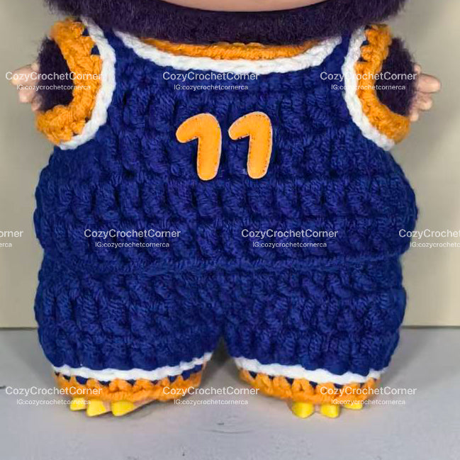 New York Knicks Labubu Jersey|handmade crochet Outfit |Labubu Basketball| Perfect Gift | Emotional Support