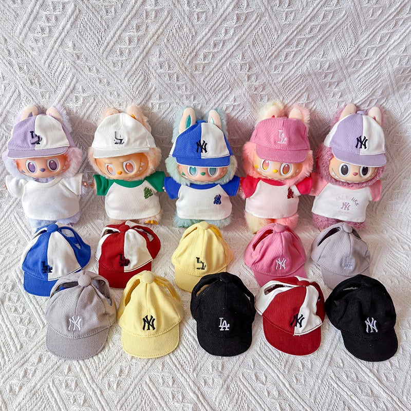 Labubu LA and NY Baseball Hat/Cap |Multi Colors| Perfect Gift|Accessories for Labubu Doll