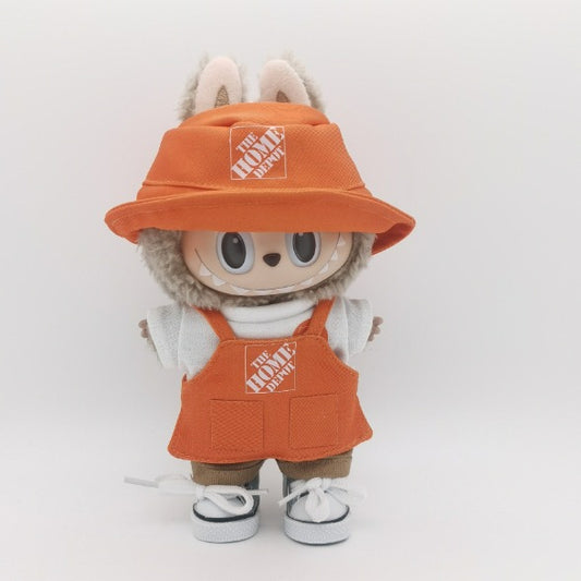 Labubu Home Depot Outfit | Birthday Gift | Perfect Gift for Kids & Teens | Mini Workwear Costume