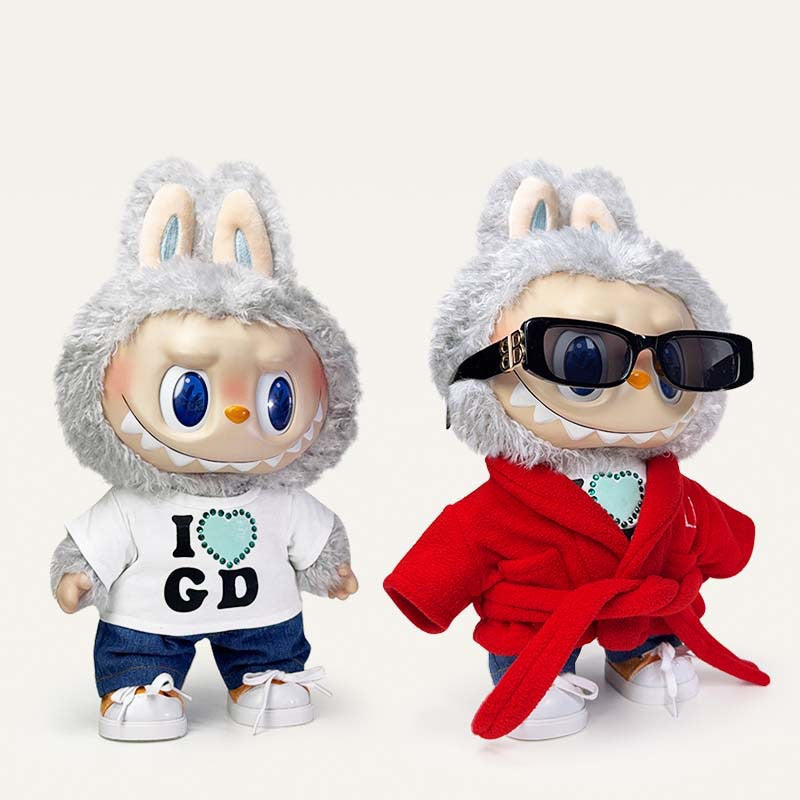 Labubu G-Dragon Outfit | K Pop Inspired| 17cm Labubu 38cm Labubu |Perfect Gift | Kids and Teenager Gift