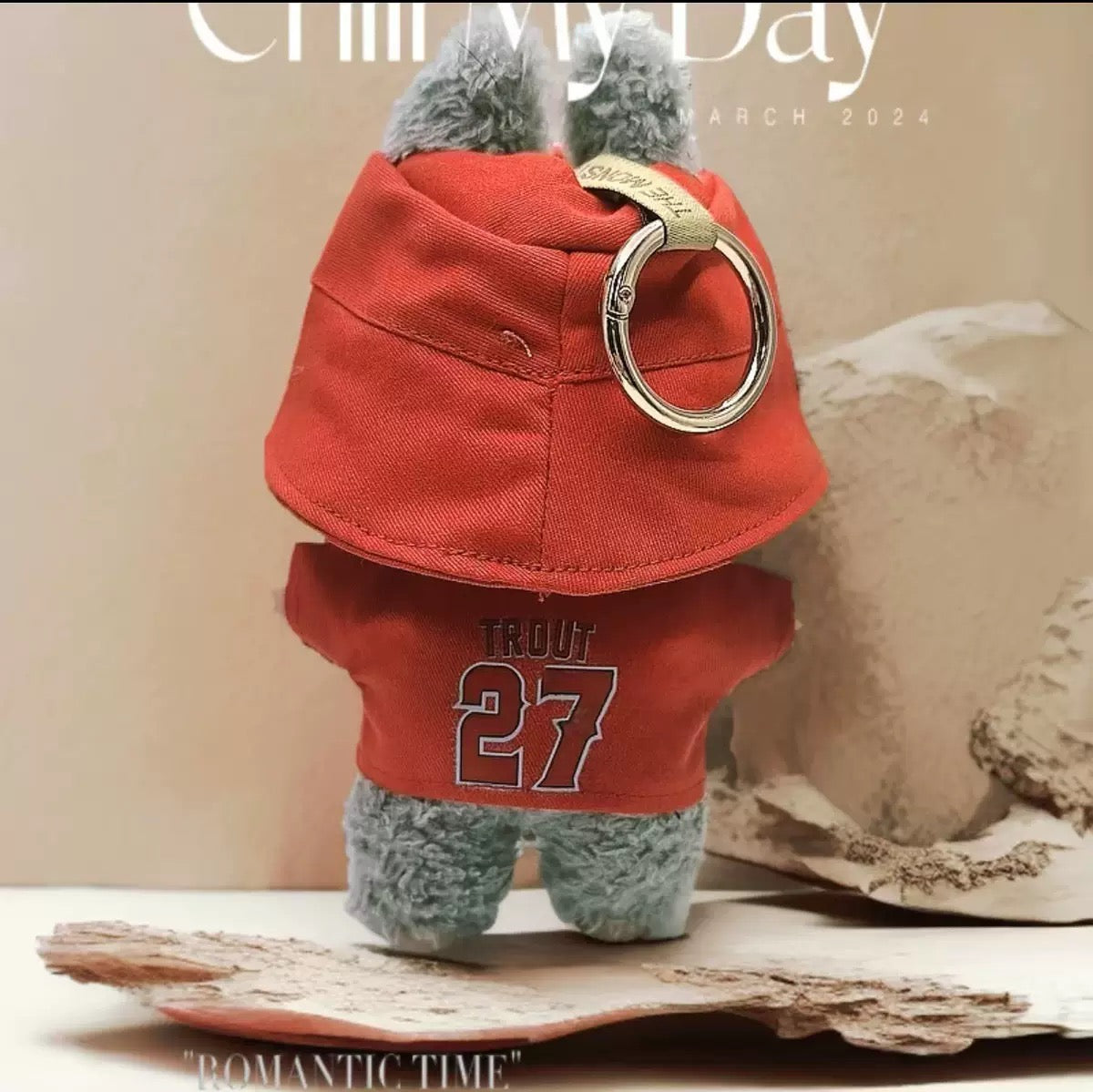 Labubu Los Angelos Angels Jersey and Hat Set| LAA Baseball Outfit |Perfect Gift| Kids and Teenager Gift