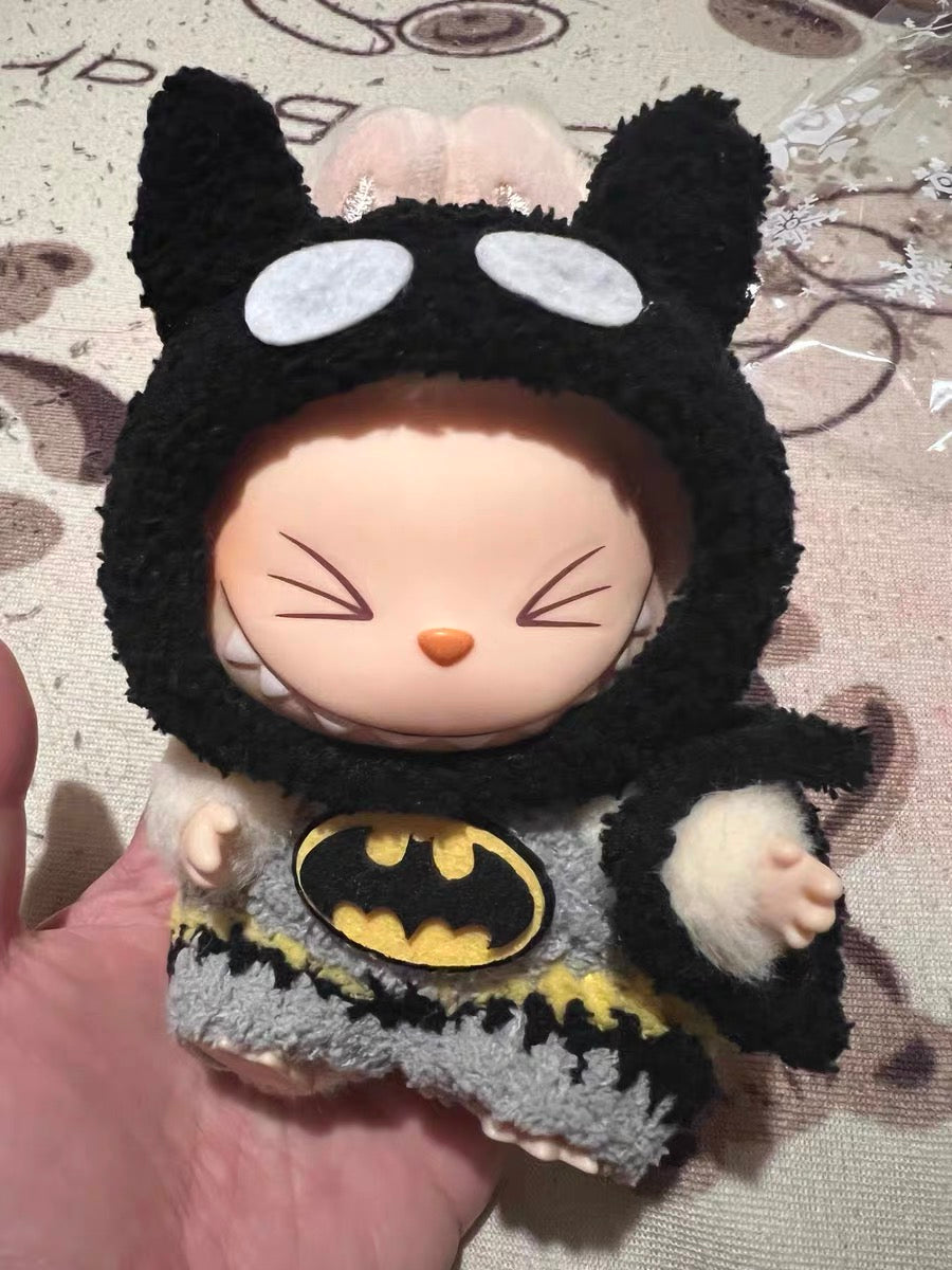 Batman Labubu Outfit|handmade crochet Outfit |Perfect Gift | Kids and Teenager Gift| Emotional Support