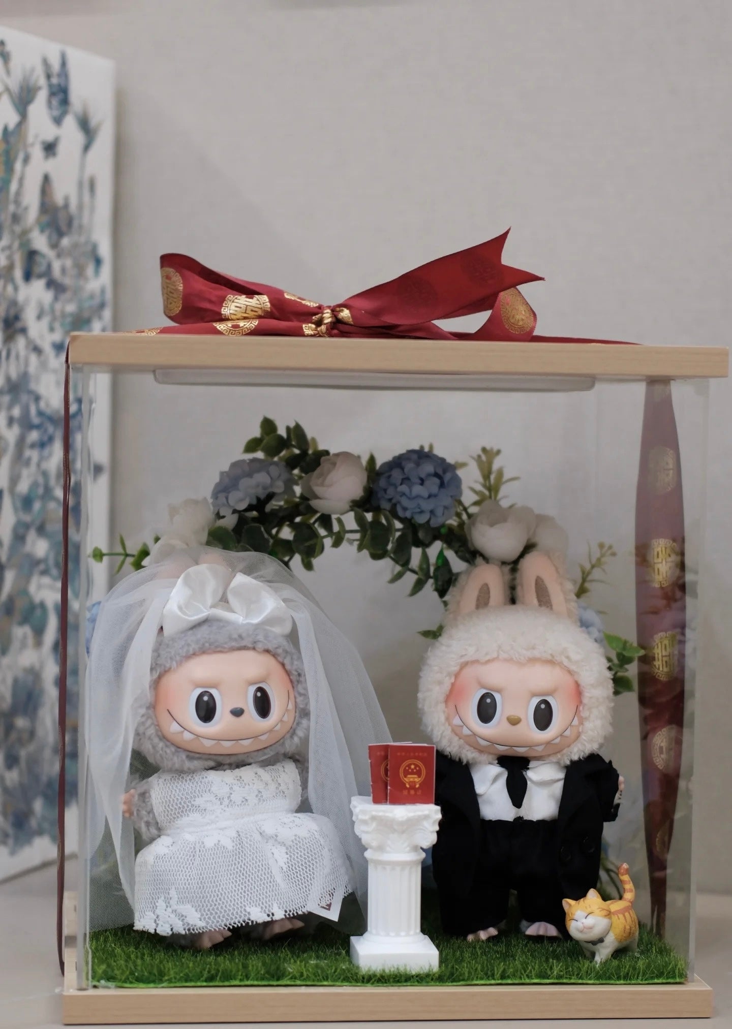 Labubu Wedding Dress and Groom Suit Set| Wedding gown| Groom Suit| Perfect Gift | Wedding Gift