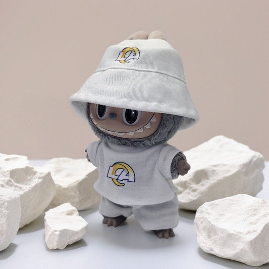 Labubu Los Angeles Rams Jersey and Hat Set| Football Outfit |Perfect Gift| Kids and Teenager Gift