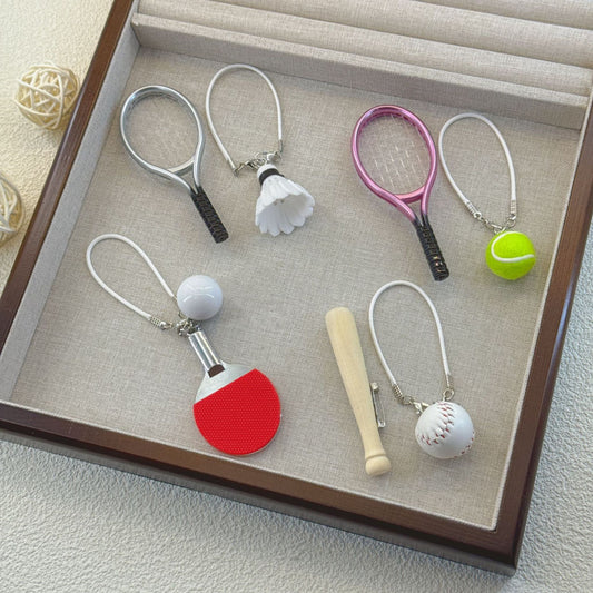 Labubu Sport Sets| BaseBall, Badminton, Tennis, PingPong| Doll Accessories |Perfect Gift