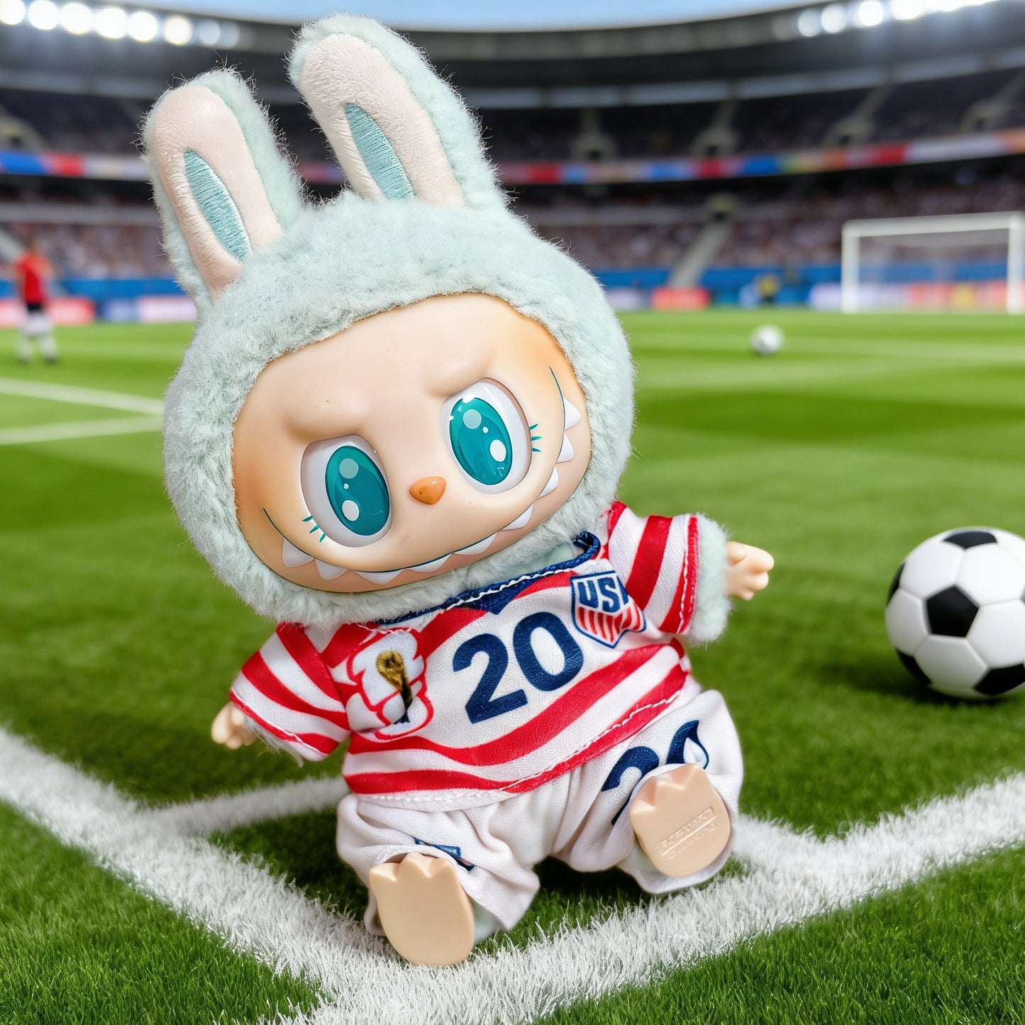 Labubu FIFA World Cup USA Soccer Jersey| Birthday Gift| Kids and Teenager Gift