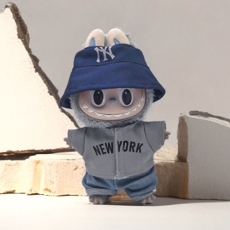 Labubu New York Yankees #99 Jersey and Hat Set| Baseball Outfit |Perfect Gift| Kids and Teenager Gift