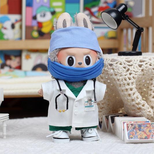 Labubu Doctor and Nurse Outfit | Medical Outfit | Perfect Birthday Gift | Doctor Gift | Emotional Support Plush Accessory