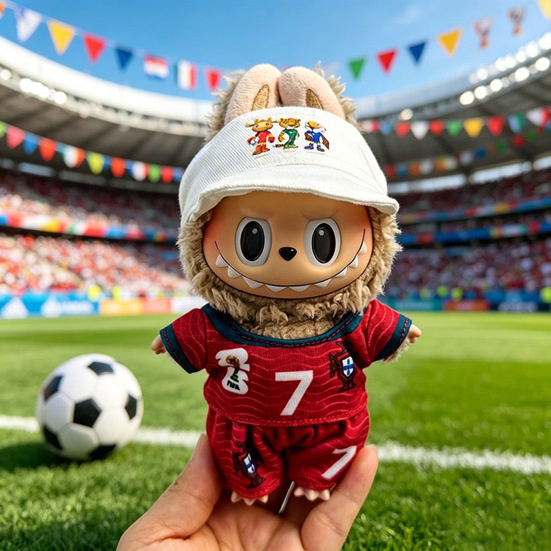 Labubu FIFA World Cup Portugal Soccer Jersey| Birthday Gift| Kids and Teenager Gift