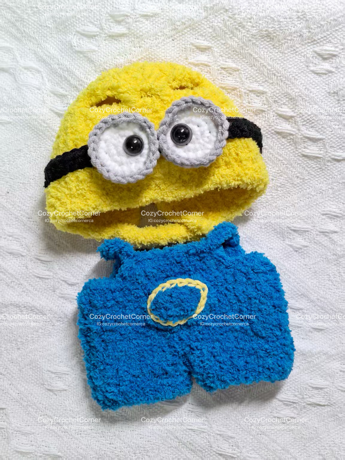 Minions Labubu Outfit|handmade crochet Outfit |Perfect Gift | Kids and Teenager Gift| Emotional Support