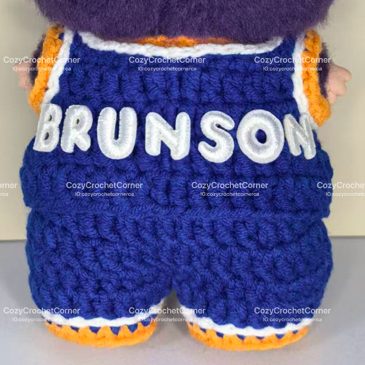 New York Knicks Labubu Jersey|handmade crochet Outfit |Labubu Basketball| Perfect Gift | Emotional Support