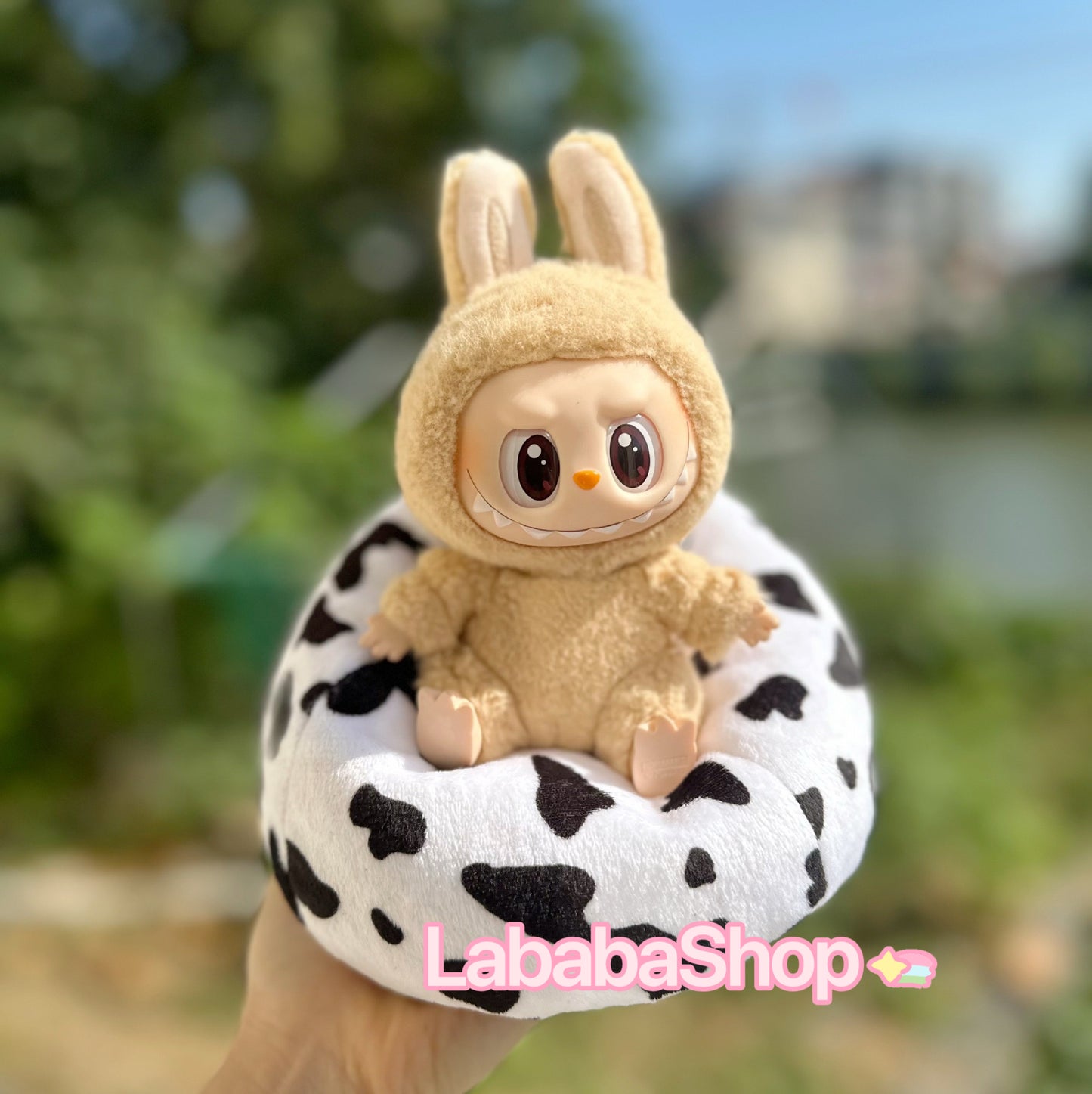 Labubu Bean Bag Sofa Couch| Fits 15-18cm doll| Table/ Car decoration| Birthday Gift| Perfect Gift for Her| Emotional Support