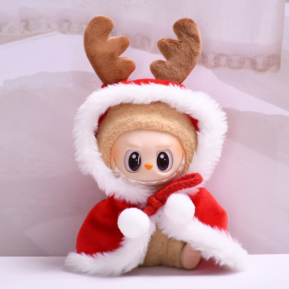 Christmas Labubu Outfit | Plush Outfit | Birthday Gift | Perfect Gift| Christmas Ornament