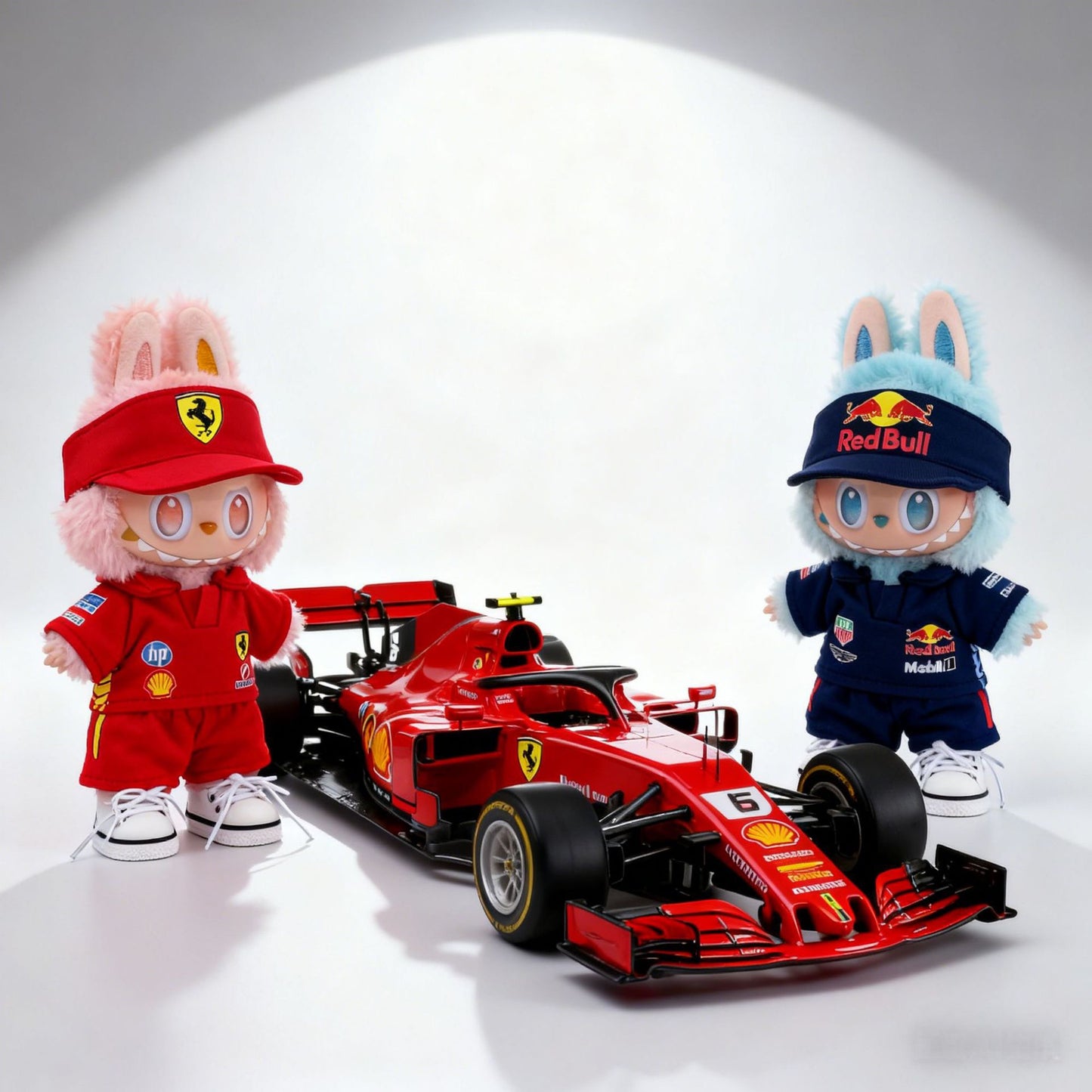 Labubu Formular 1 Car Racer Outfit with Cap| F1 Racer Inspired Outfit |  Birthday Gift| Perfect Gift | Kids and Teenager Gift