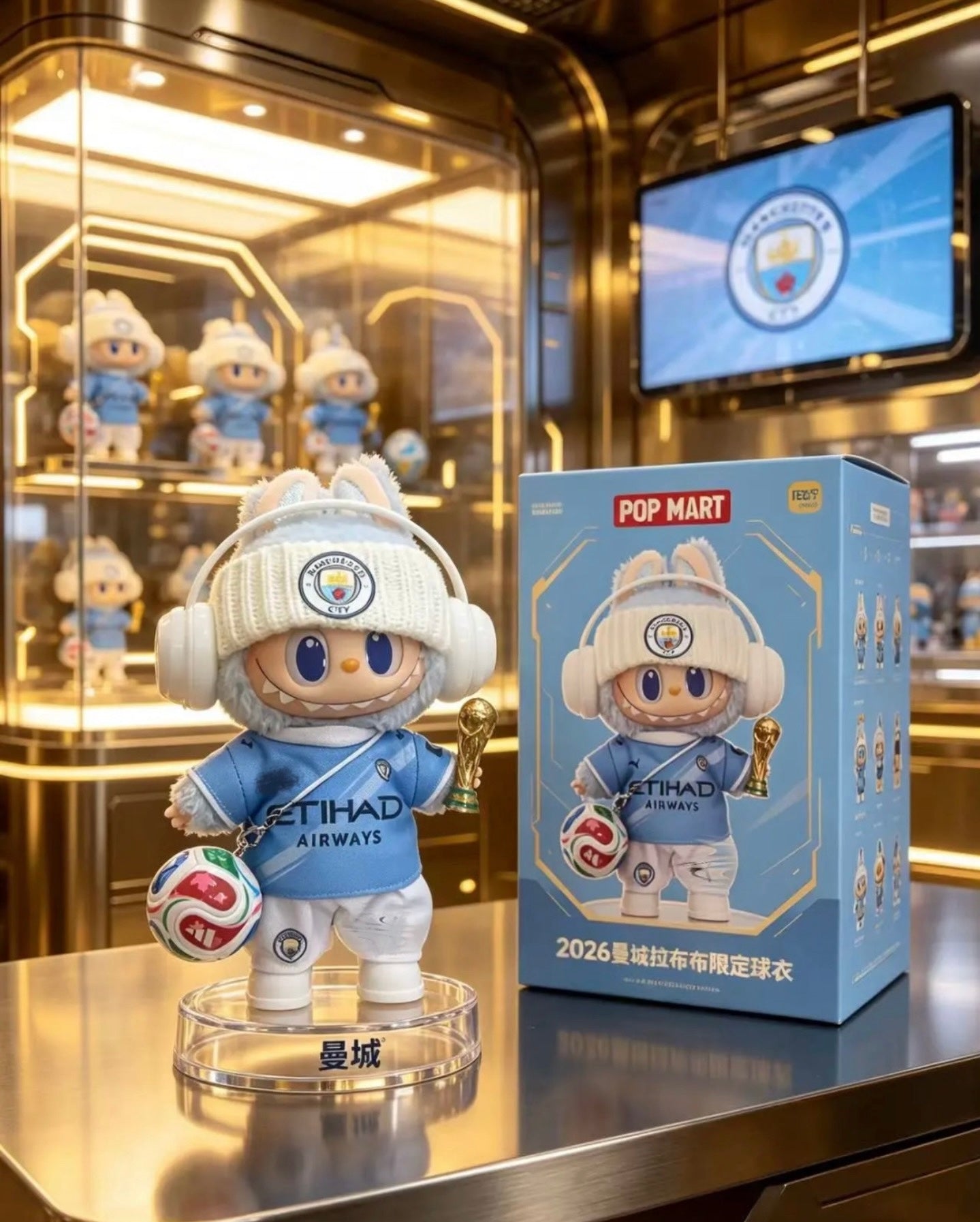 Labubu FIFA World Cup Argentina Soccer Jersey Set with Soccer and World Cup| Birthday Gift| Kids and Teenager Gift