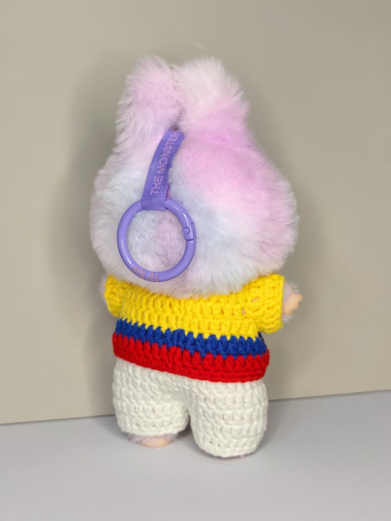 🇨🇴 Colombia Labubu Jersey | Handmade Crochet Outfit | Labubu Football | Perfect Gift | Emotional Support Plush Accessory