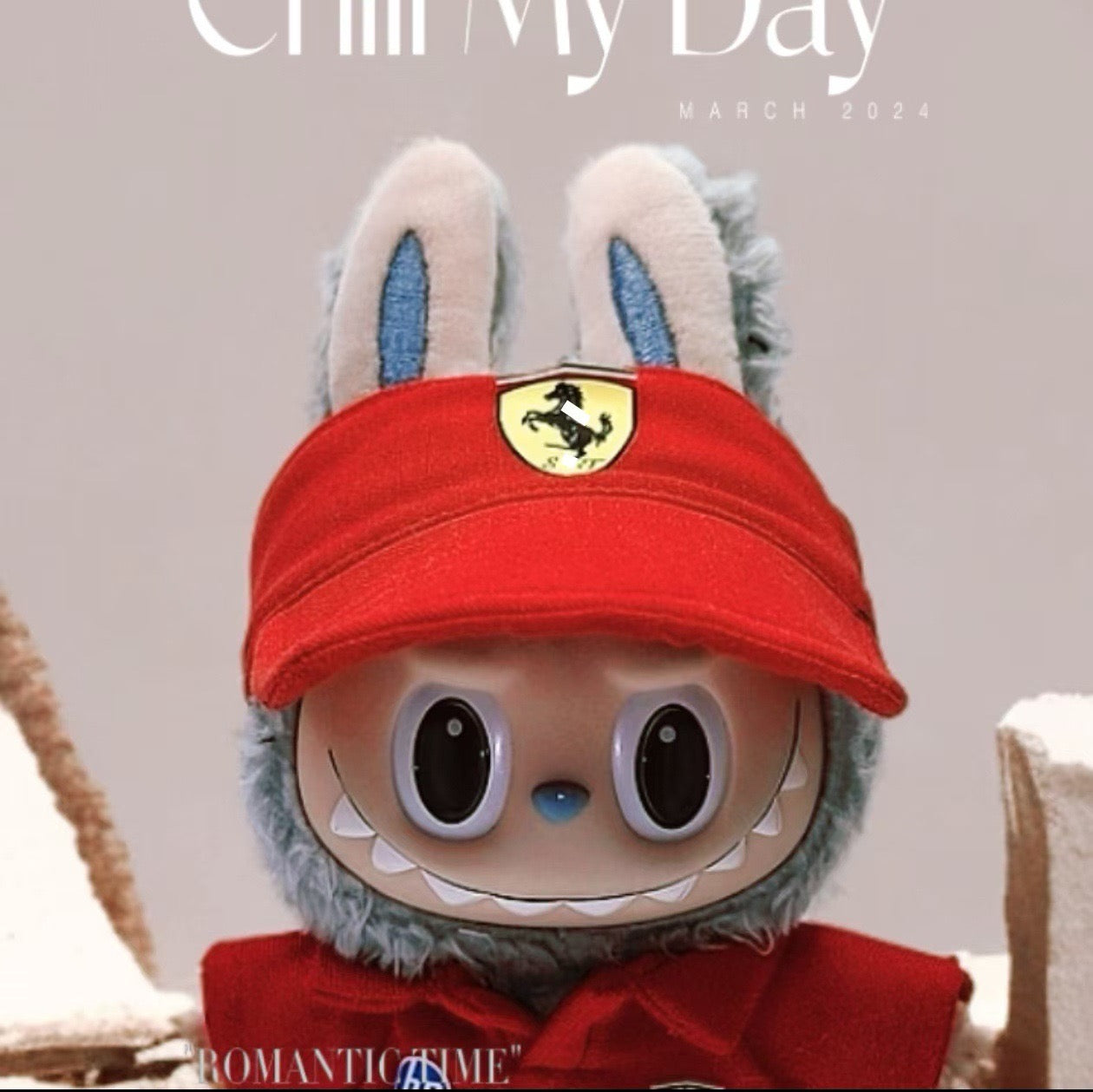 Labubu Formular 1 Car Racer Outfit with Cap| F1 Racer Inspired Outfit |  Birthday Gift| Perfect Gift | Kids and Teenager Gift