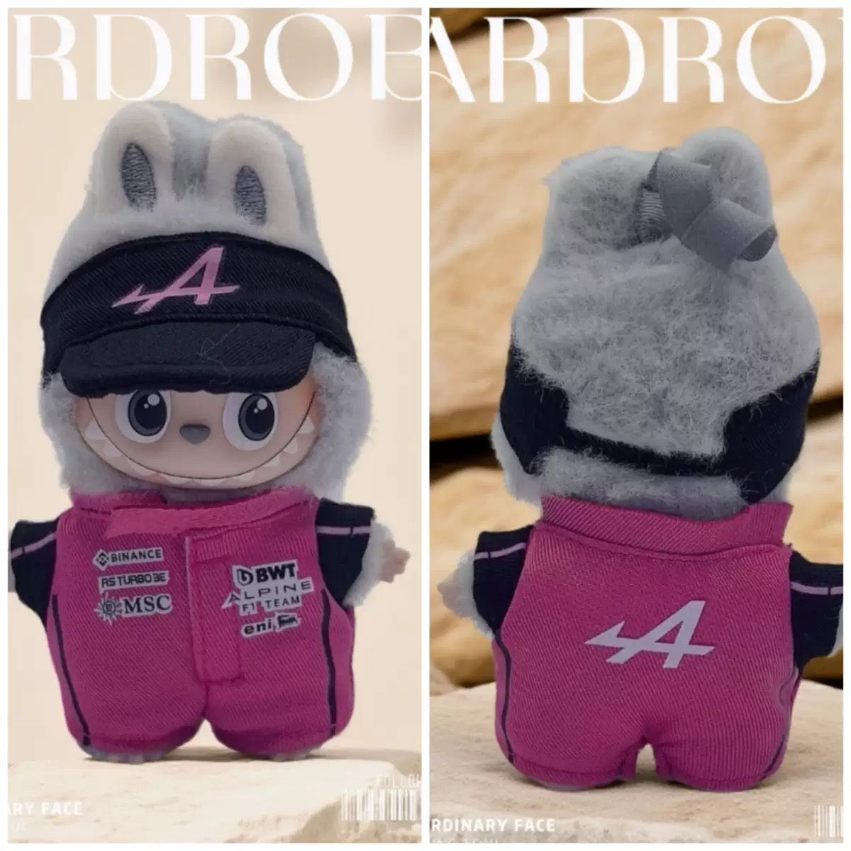 Mini Labubu F1 Outfit| Love for Pin Labubu| Ferrari F1 team| Williams Racing F1 Team| Mercedes Benz| Red Bull| Aston Martin| McLaren| Alpine|HAAS| Perfect Gift