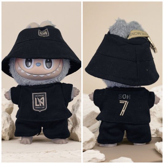 Labubu Los Angeles Football Club Jersey and Hat Set| Football Outfit |Perfect Gift| Kids and Teenager Gift