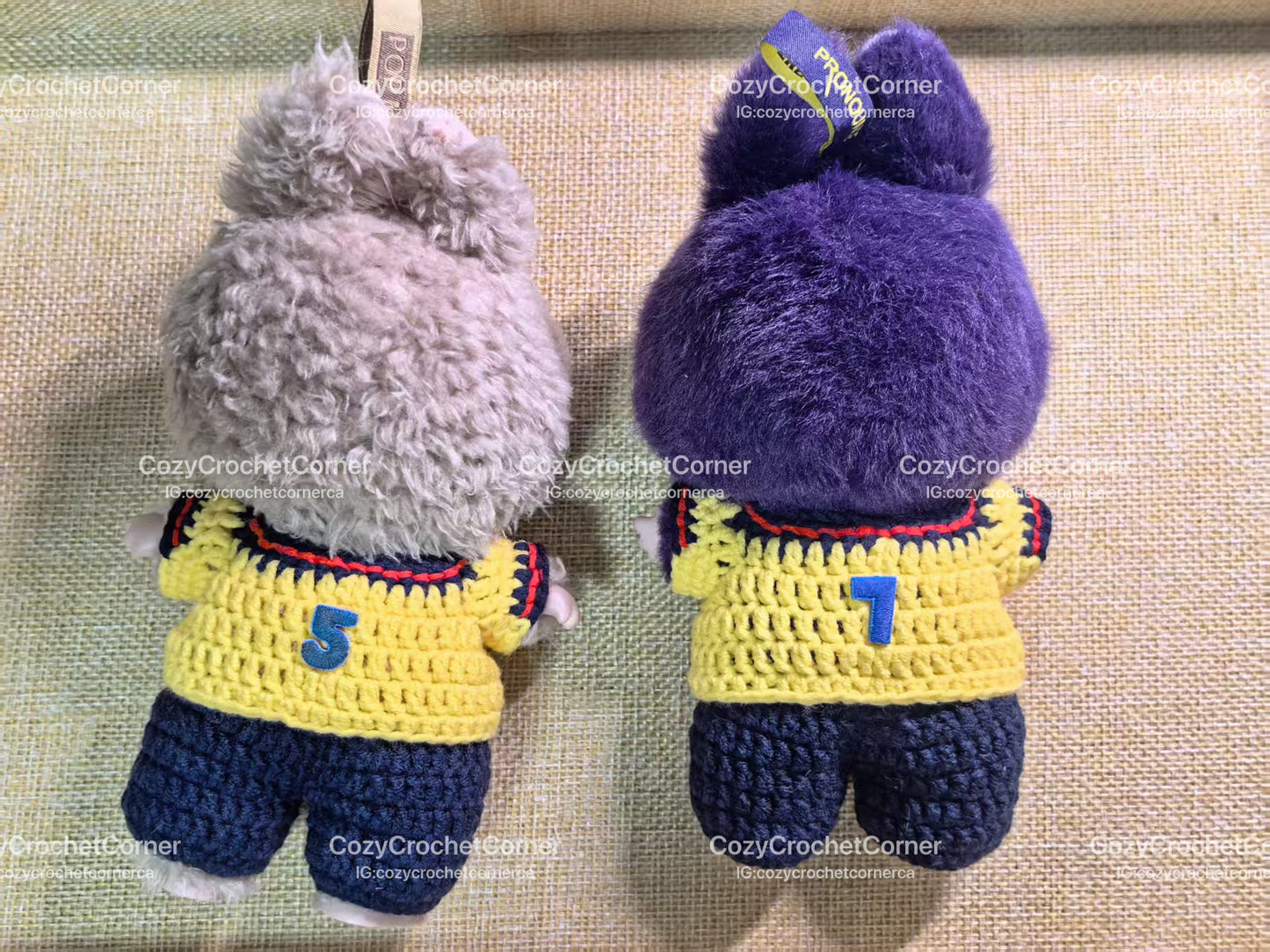 Club America Labubu Jersey | Handmade Crochet| Labubu Soccer Jersey | Perfect Gift | Emotional Support Plush Accessory