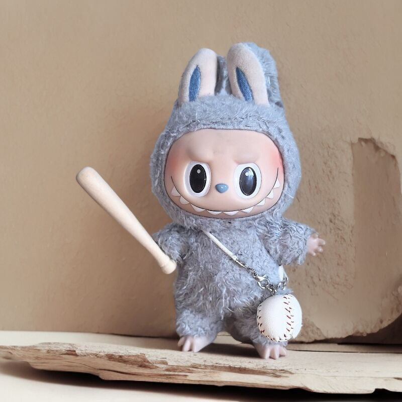 Labubu Sport Sets| BaseBall, Badminton, Tennis, PingPong| Doll Accessories |Perfect Gift