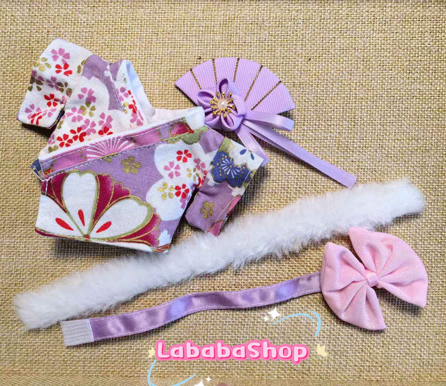 Labubu Kimono Outfit| Japanese Style Outfit |  Birthday Gift| Perfect Gift for Her| Kids and Teenager Gift